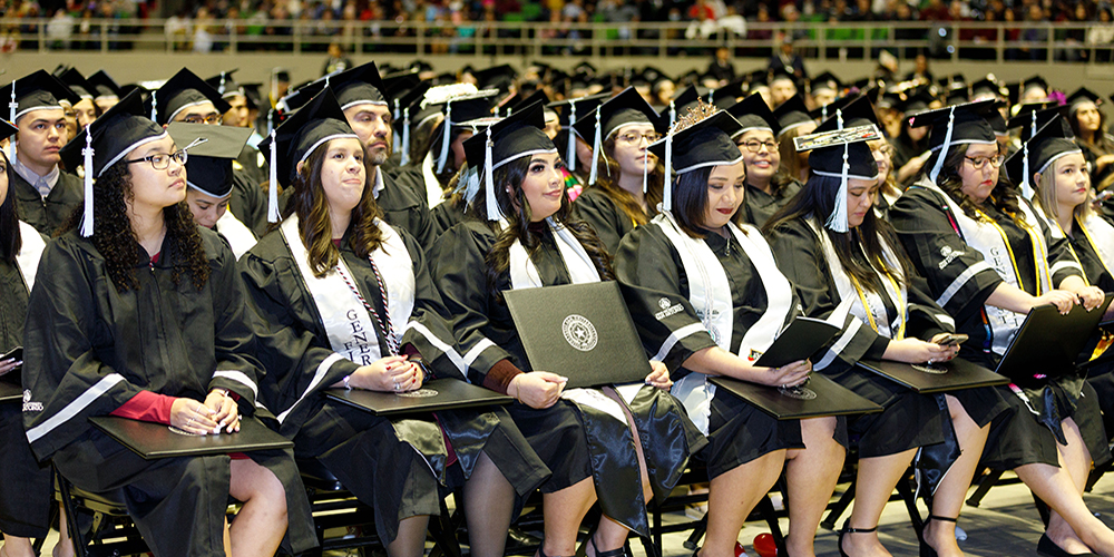 Graduates Seated at Graduation