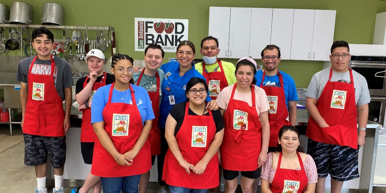 Students at SA Food Bank