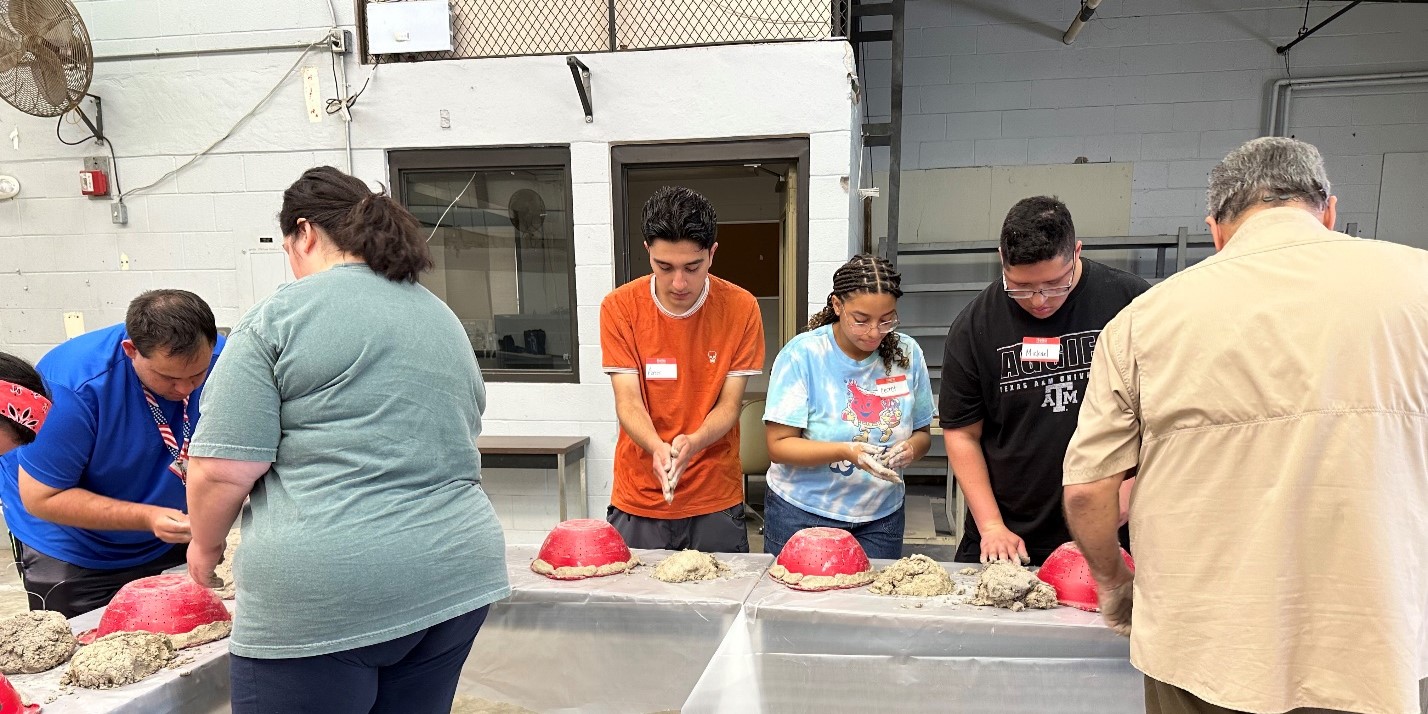 Students Making Pottery