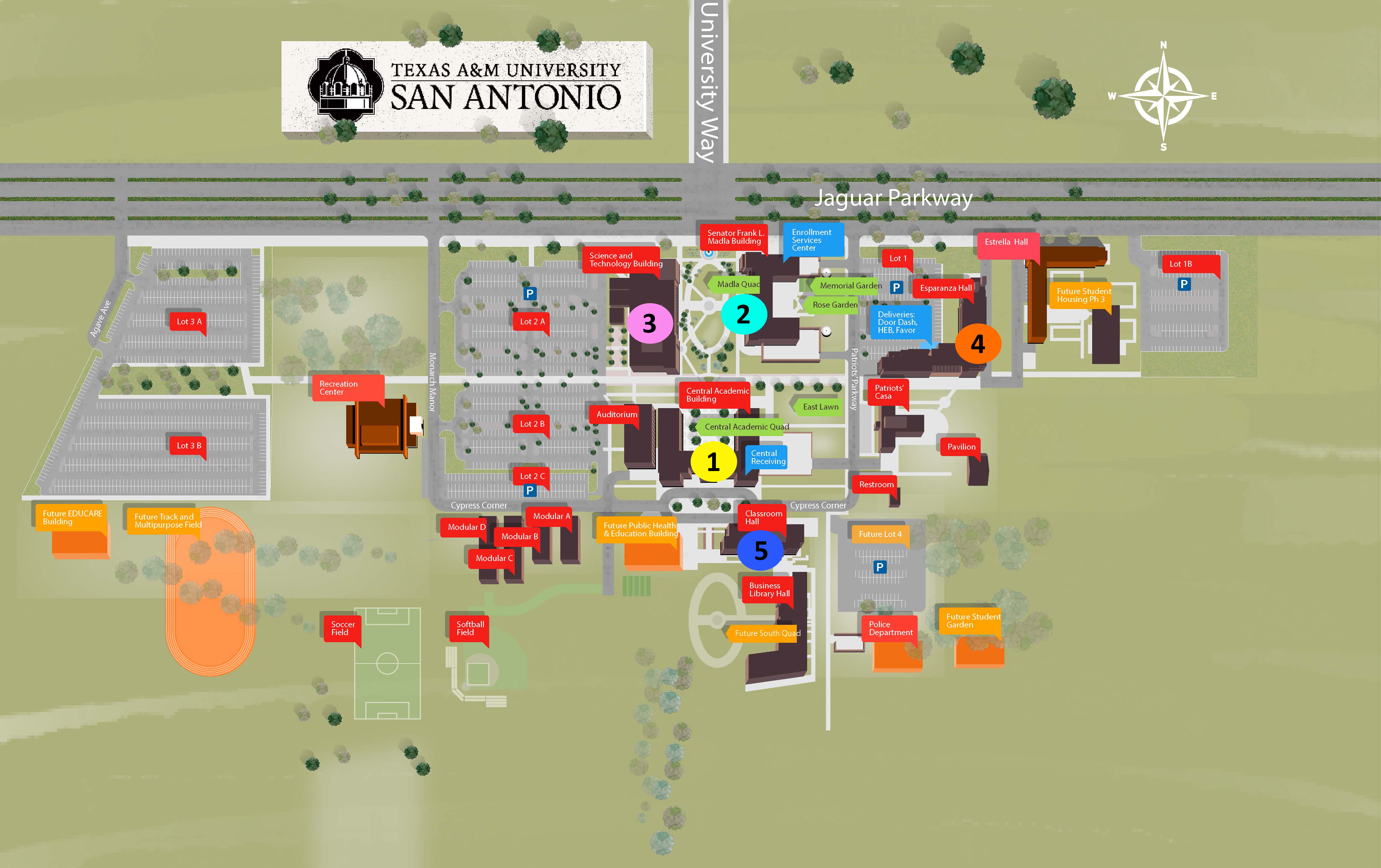 Flyer Campus Map